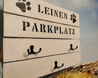 Dog leash parking coat rack, dog coat rack, dog leash hook strip, leash holder, wall coat rack, wall hook dog collar, wall decoration dogs