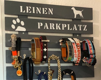 Dog leash parking coat rack, dog coat rack, dog leash hook strip, leash holder, wall coat rack, wall hook dog collar, wall decoration dogs