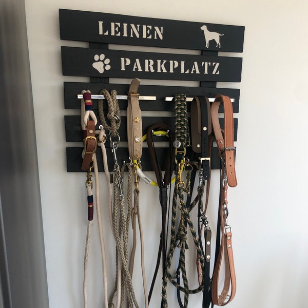 Garderobe Hunde Leinenparkplatz,Hundegarderobe,Hakenleiste Hundeleine,Leinenhalter,Wandgarderobe,Wandhaken Hundehalsband,Wandeko Hunde