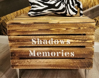 Mourning Box Reminder Box Dog Pet,Storage Chest,Dog Box,Mourning Aid,Wooden Chest with Name,Memories,Wooden Box,Pet Supplies