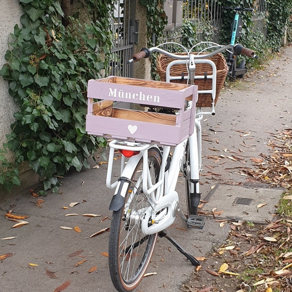 Wine crate hotsell bike basket