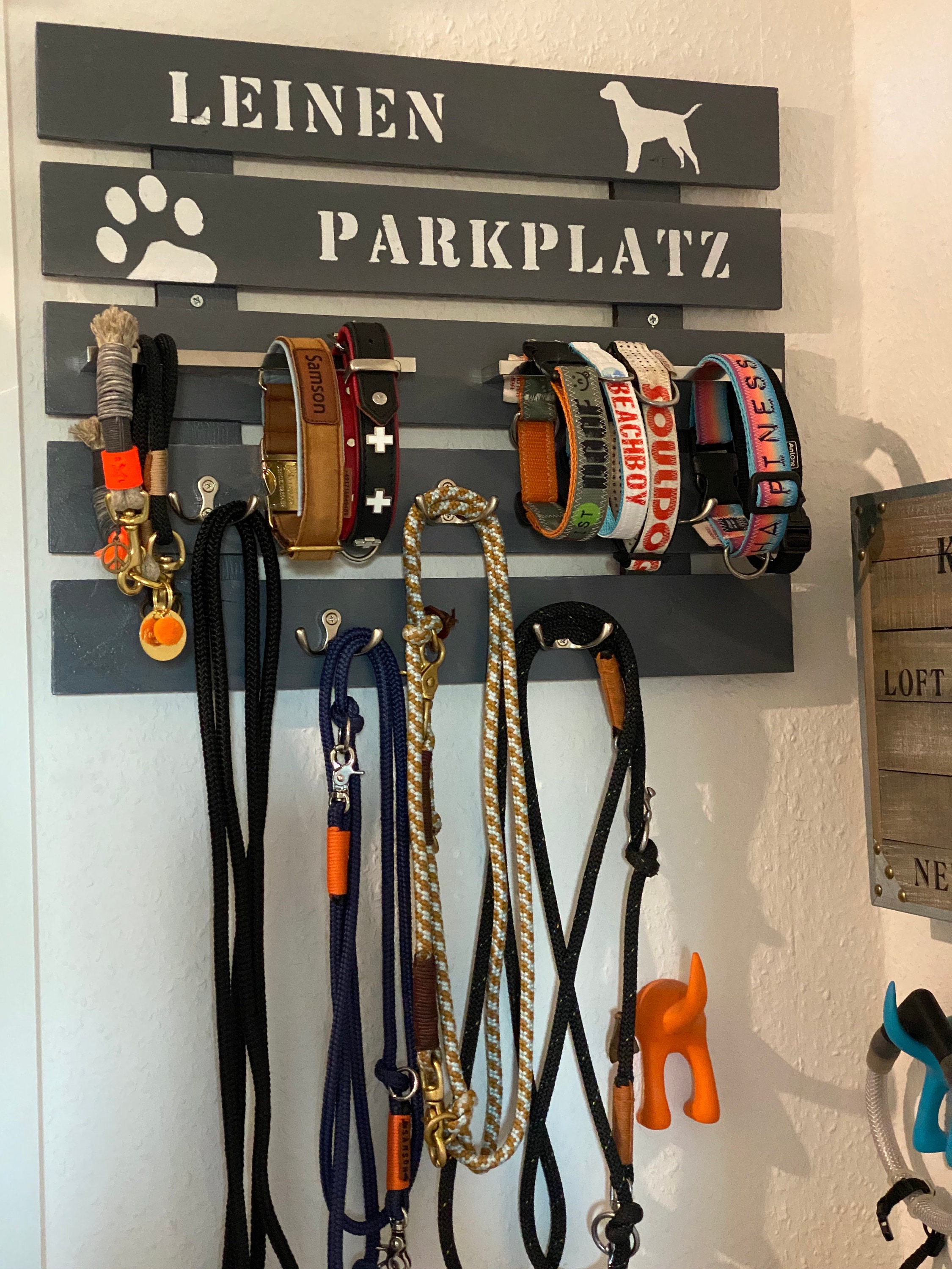 Garderobe Hunde Leinenparkplatz,Hundegarderobe,Hakenleiste Hundeleine,Leinenhalter,Wandgarderobe,Wandhaken  Hundehalsband,Wandeko Hunde - Etsy sterreich
