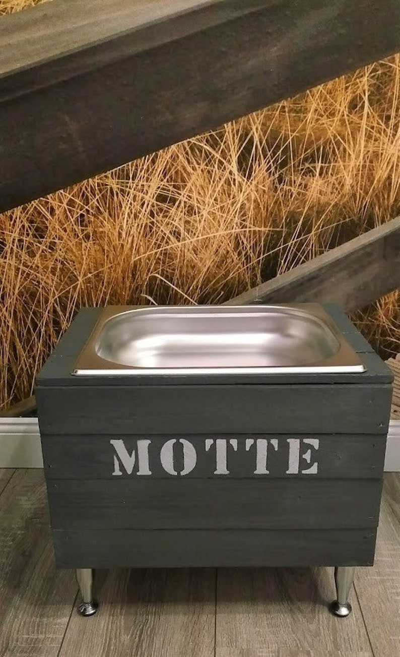 Trinkstation erhöht 25 cm Vintage Trinknapf Hund Etsy