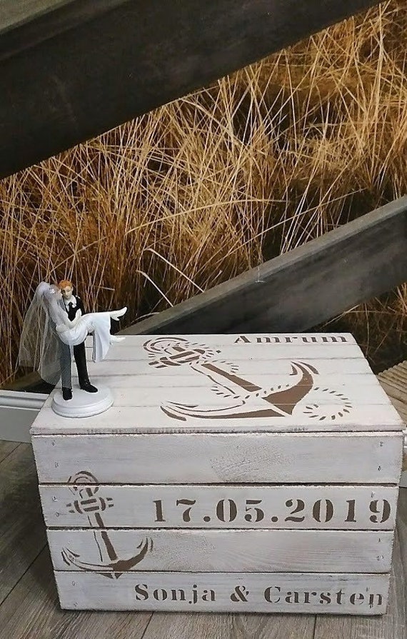 Wedding Box With Namedateplacewedding Chestwedding Etsy