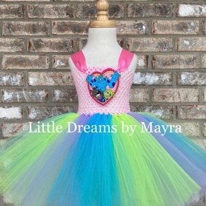Monster inc inspired tutu dress, Monster inc inspired birthday party outfit size nb to 14years