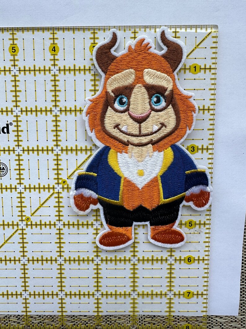 The Beauty and the Beast Inspired Iron on Patch, Baby Beast Inspired ...