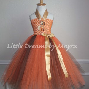 My little pony Applejack inspiriertes Tutu Kleid - Applejack inspiriertes Ponykostüm für Kinder bis 12 Jahre