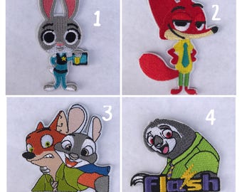 Zootopia inspired iron on patch