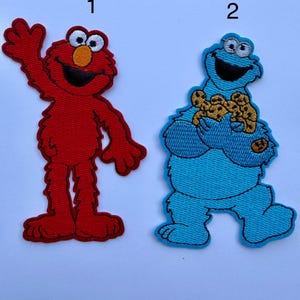 Limited quantity Red monster inspired iron on patch, Birthday party favor, 1st birthday party applique, diy kids craft