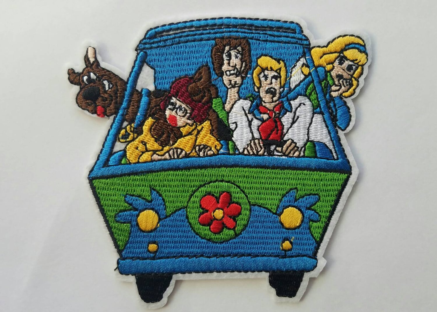Scooby doo van iron on inspired patch Scooby doo large patch Etsy