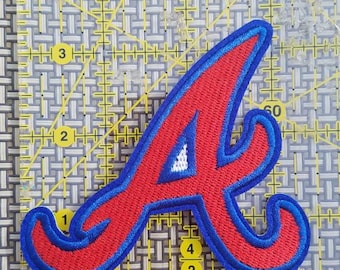 Atlanta Braves iron on inspired embroidery patch
