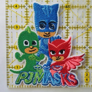 Pj mask iron on inspired patch, Pj mask birthday party inspired applique Design 3