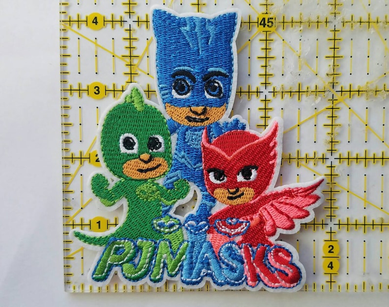 Pj mask iron on inspired patch, Pj mask birthday party inspired applique Design 3