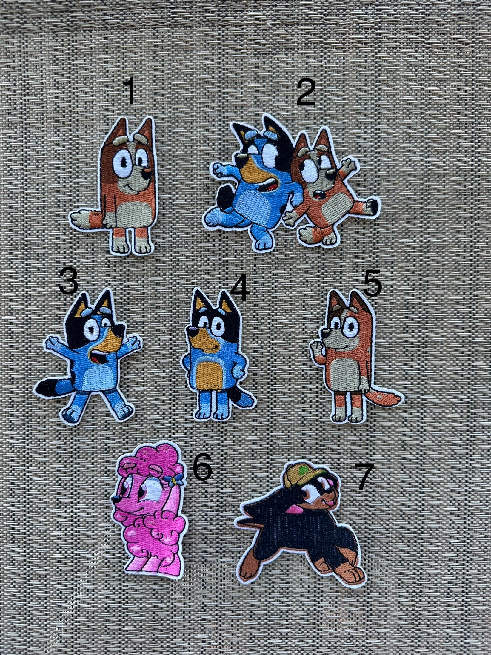 Dogs inspired iron on patch, Doggy inspired  embroidery patch
