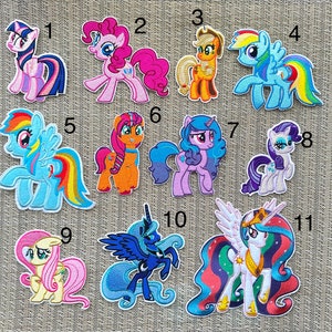 Pony inspired patch, pony embroidery iron on inspired patch, pony birthday party applique DIY craft project
