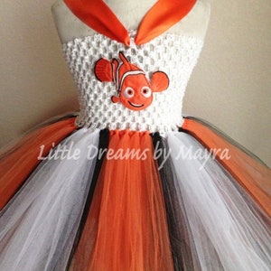 Finding Dory inspired tutu dress, Finding Nemo  inspired birthday party outfit size nb to 12years