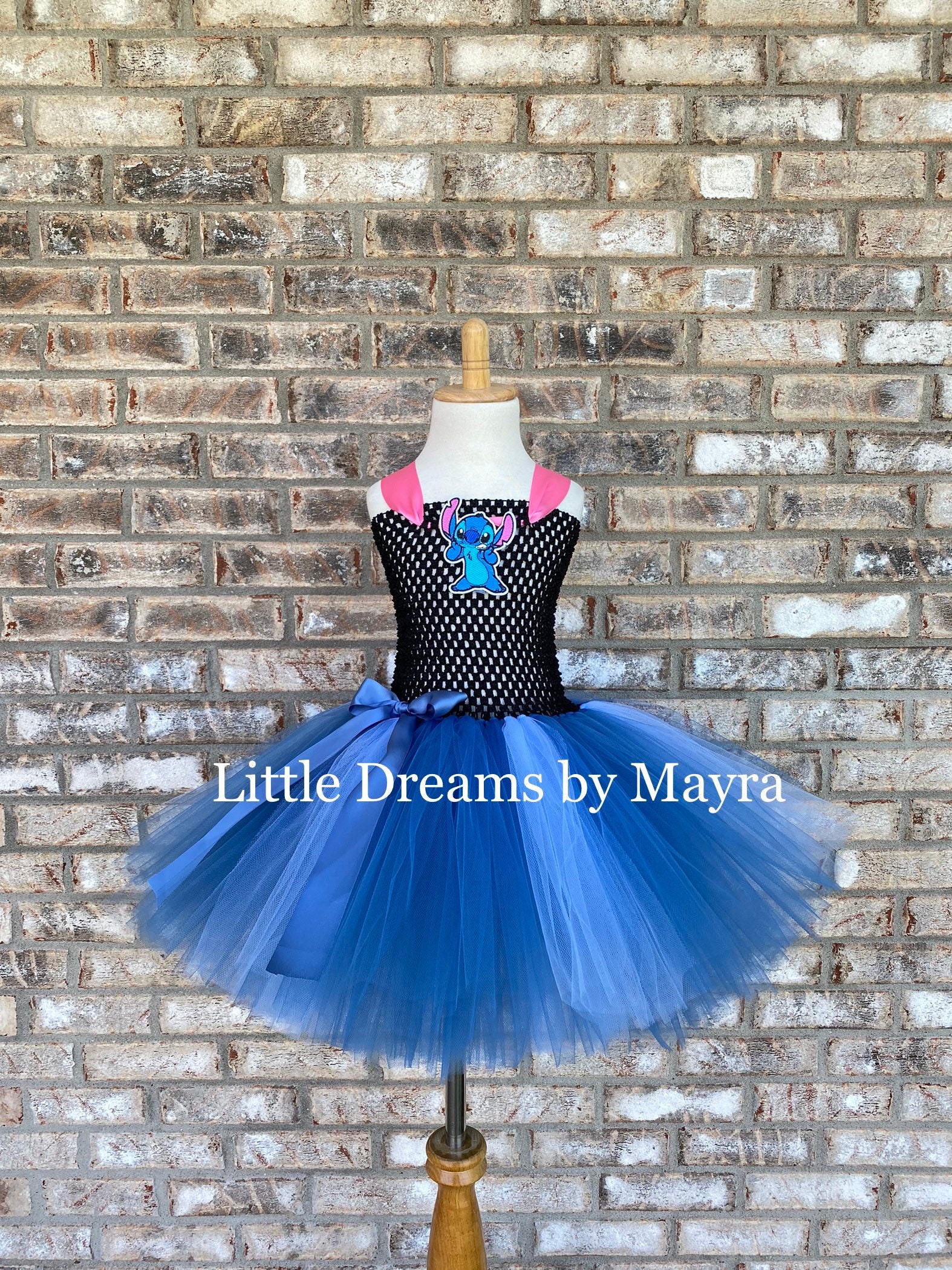 Stitch Inspired Tutu Dress, Lilo and Stitch Inspired Birthday Party Outfit  Size Nb to 14years 