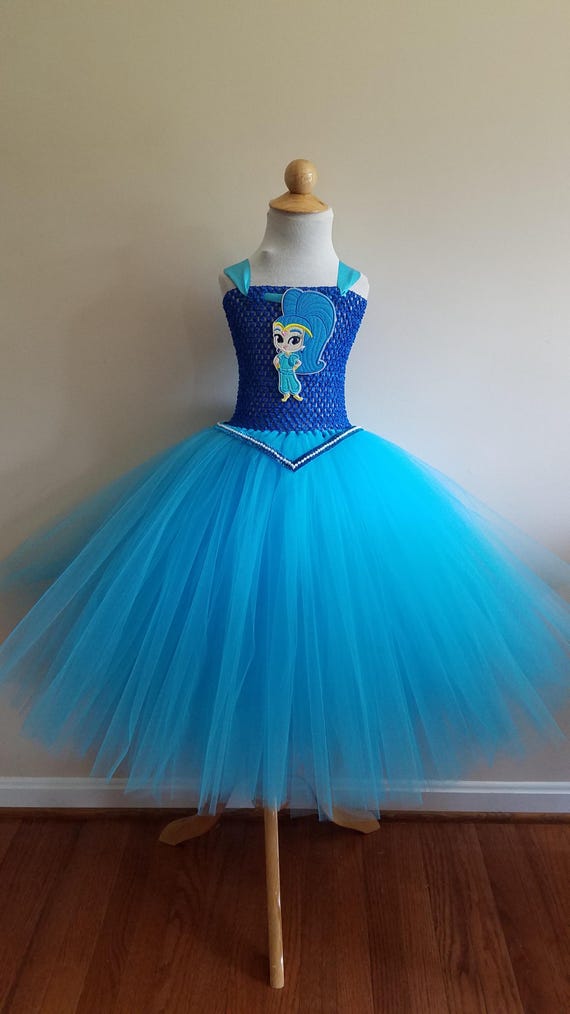 shimmer and shine theme party dress Shimmer & Shine inspired tutu dress