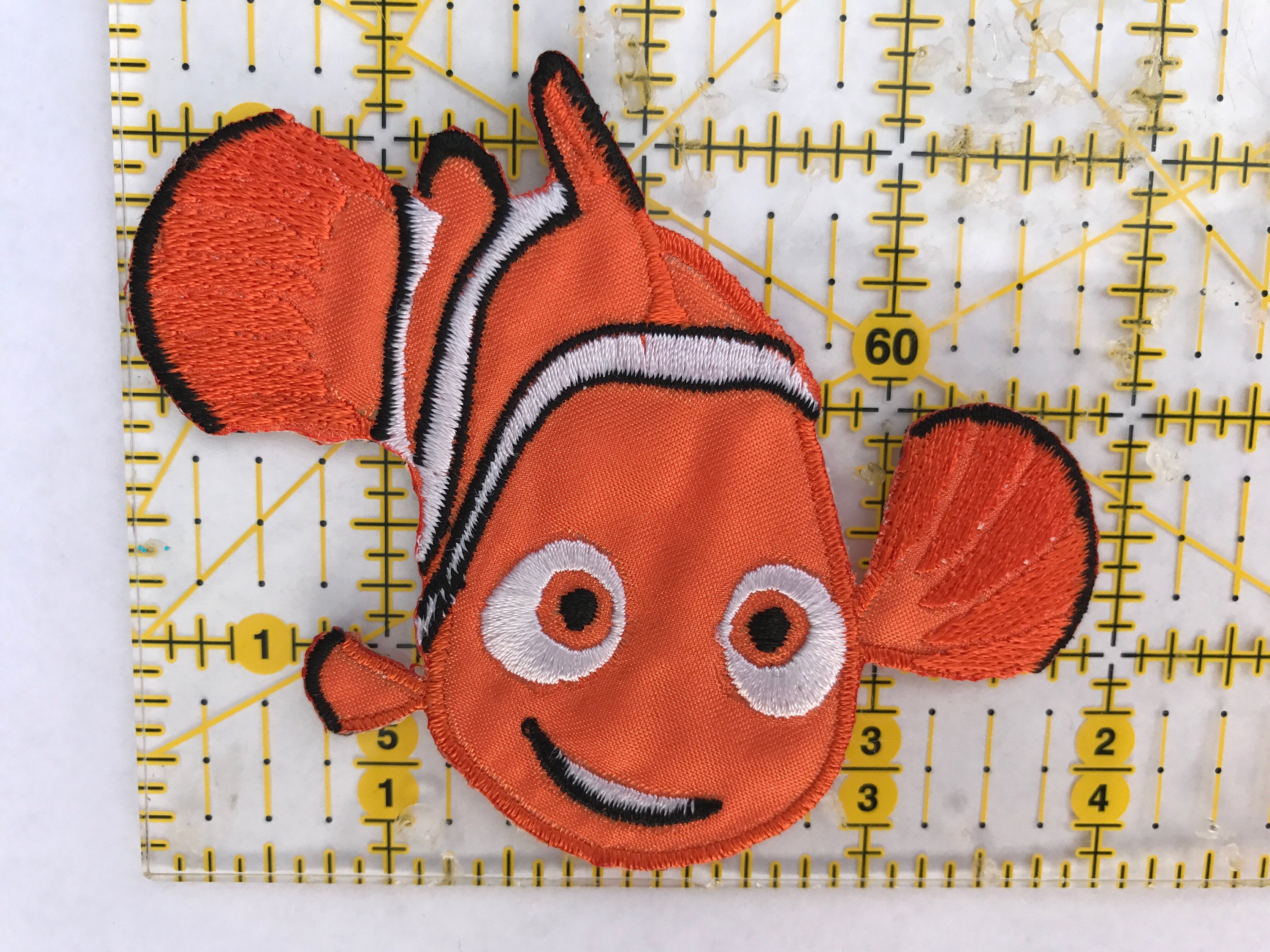 Nemo Inspired Iron on Patch, Nemo Inspired Embroidery Patch - Etsy