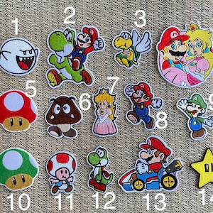 Yoshi Iron-on Patch Set