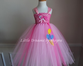 My Little Pony Pinkie Pie Inspired Tutu Dress Pinkie Pie Costume
