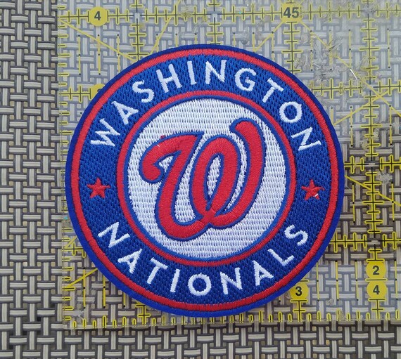 Washington Nationals iron on inspired embroidery patch Etsy