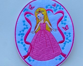 Princess large patch inspired, Princess iron on patch