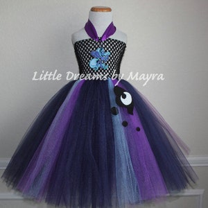 Princess Luna inspired tutu dress - My Little Pony inspired costume size nb to 12years
