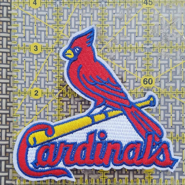 St. Louis Cardinals iron on inspired embroidery patch