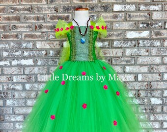 Te Fiti inspired costume, Tefiti Moana inspired tutu dress, Princess Moana inspired birthday party dress size nb to 12 years