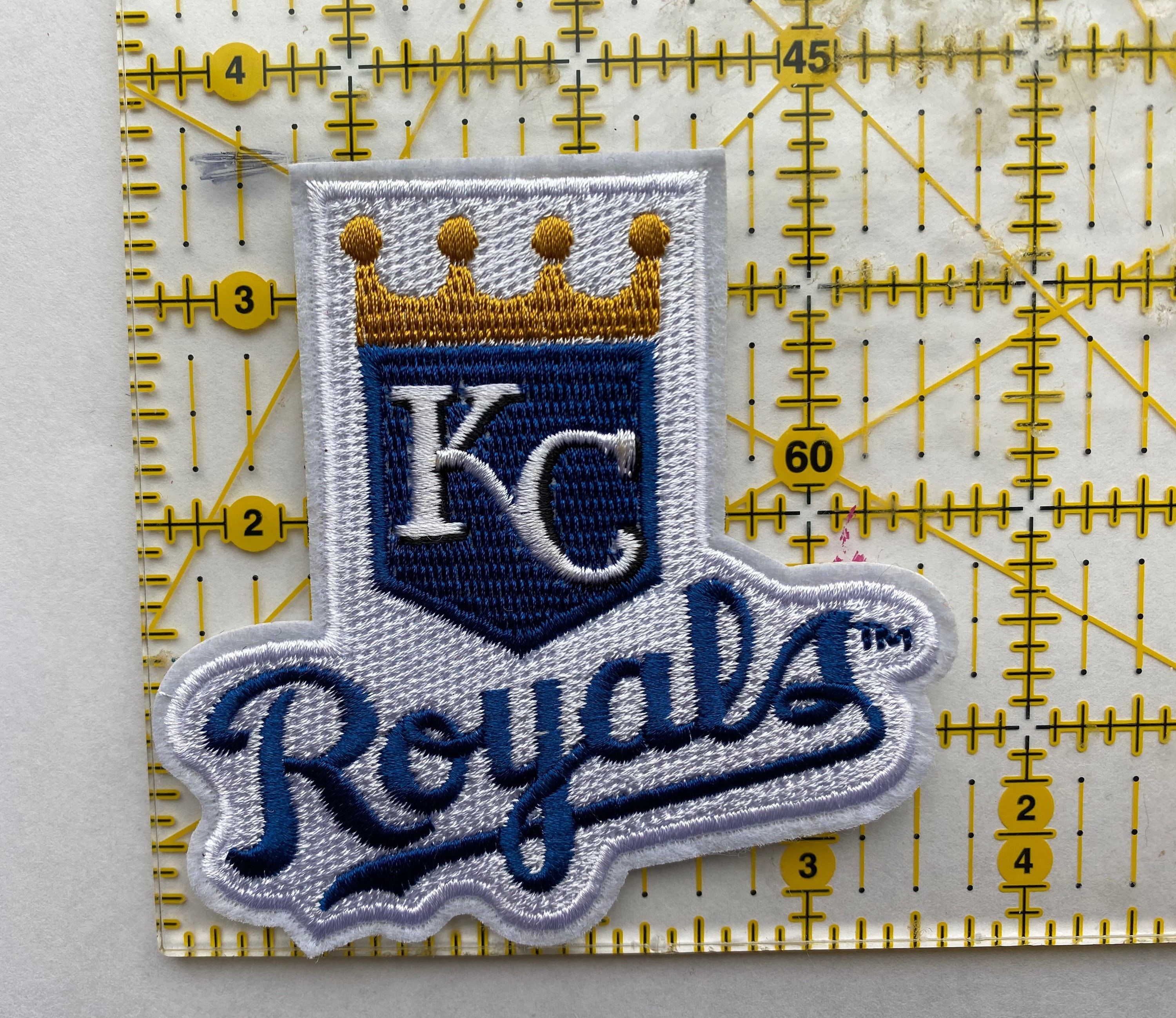 Kansas City Royals Inspired Iron on Patch Kansas City Royals 