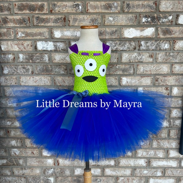 Alien inspired tutu dress, alien costume inspired birthday party outfit size nb to 14years