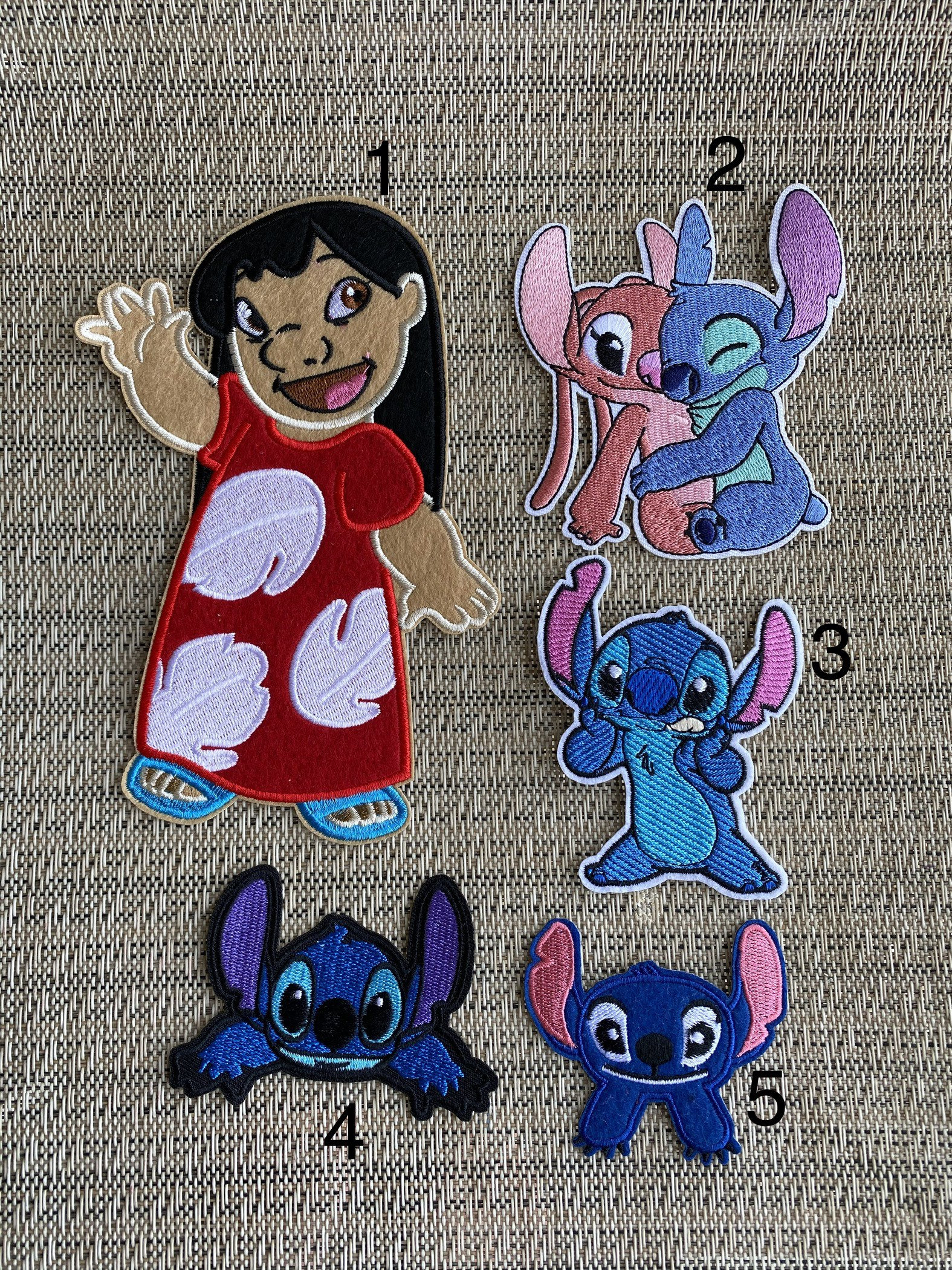 Loungefly Disney Lilo & Stitch 'Elvis' Stitch Iron On Patch Embroidered New  3