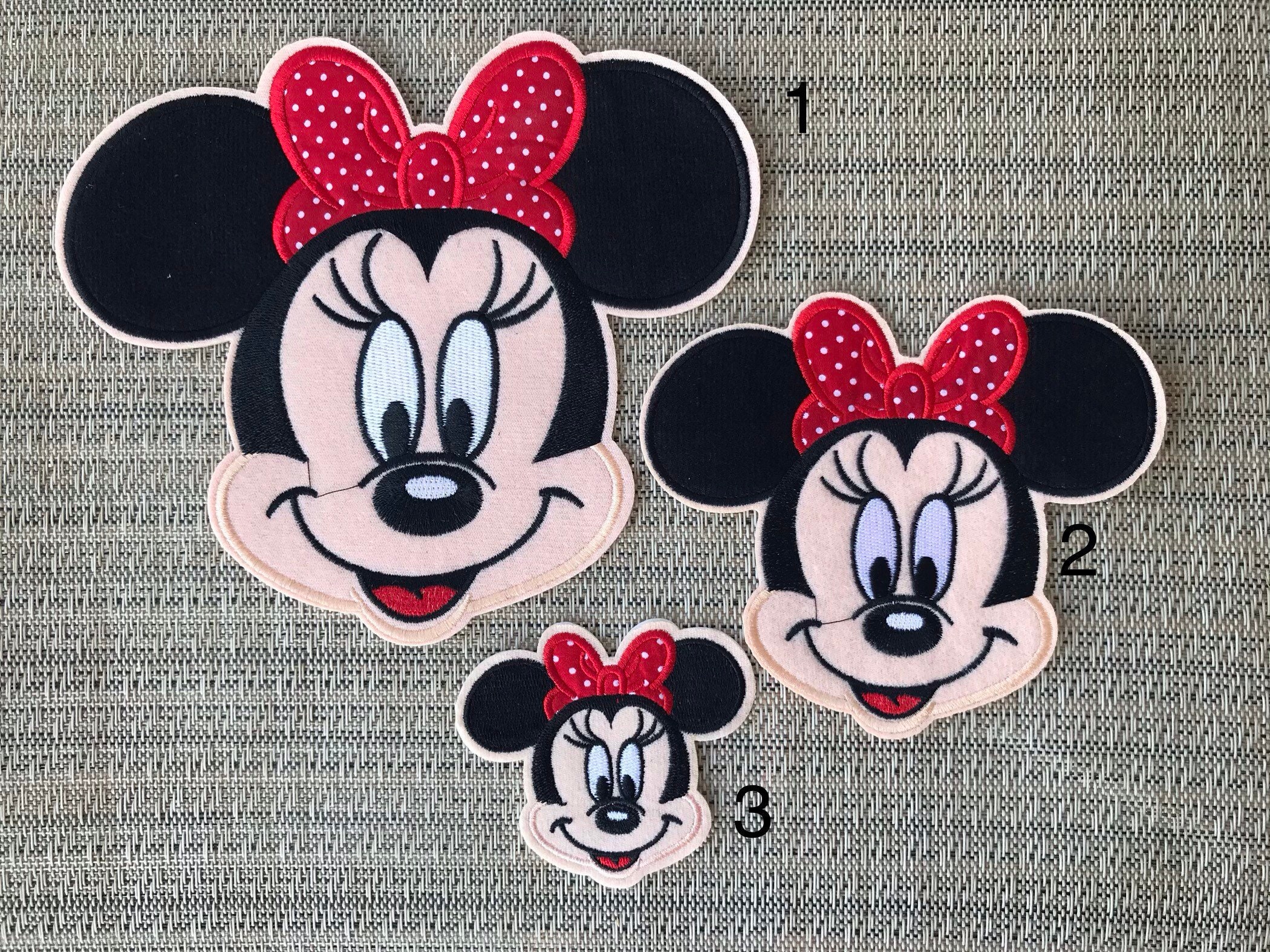 Minnie Mouse Inspired Iron on Patch, Large Minnie Mouse Inspired