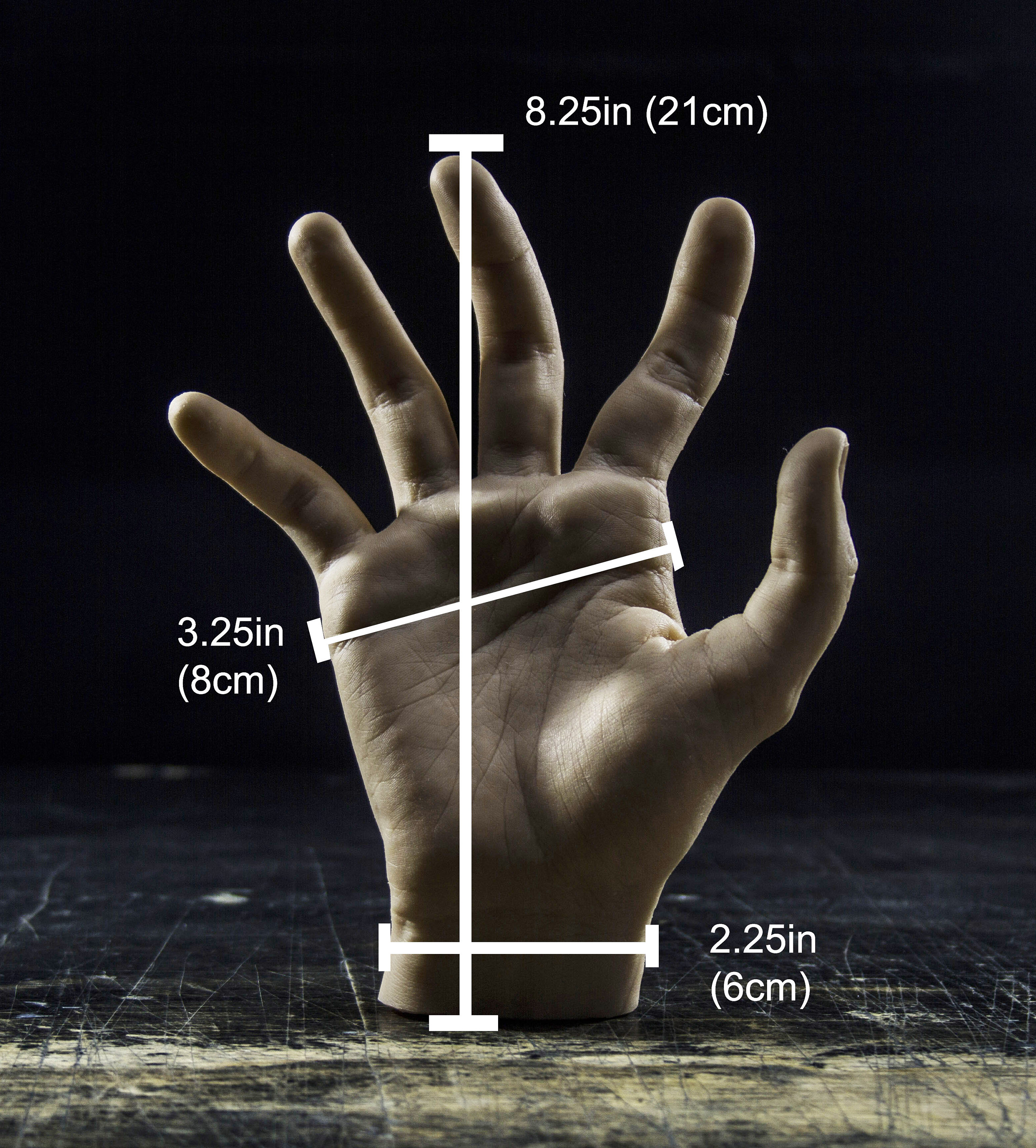 Thing Hand Poseable Silicone Hand Prop Decoration Lifesized and