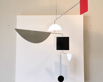 Hanging Art Mobile Sculpture Redbirds 30w X Etsy