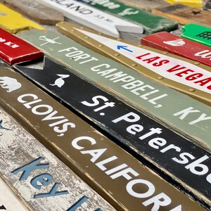 Random Directional Signs. Custom Made Destination Signs. Distressed ...