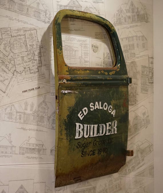 Vintage Truck Doors From The 1930 50s We Can Paint Any Type Or Logo In An Aged Patina Custom Logo On Old Pickup Truck Doors