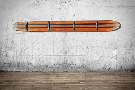 Vintage Old Wood Waterskis Repurposed As A Coat Rack Waterski Etsy Best Old Ski Coat Rack Vintage Old Wood Waterskis Repurposed As A Coat Rack Waterski Etsy Best Old Ski Coat Rack
