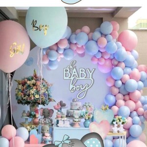 Gran cartel de Oh Baby para telón de fondo, Decoración única