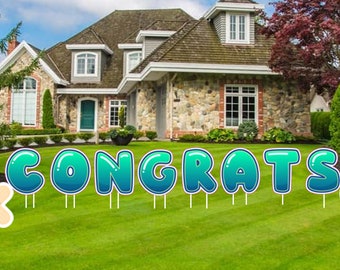 HUGE Medical Congrats Yard Sign With Medical Props | Nurse | Doctor | Graduating Yard Sign - 2023