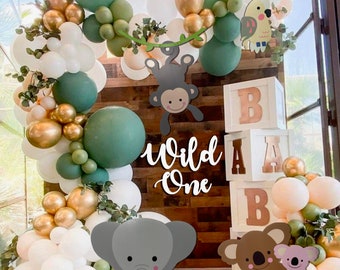 Cute Safari Shower Props, Australian Animals cutouts, Baby Koala shower