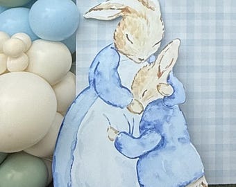 Mother Rabbit Hugging Baby Cutout –  Peter Rabbit Storybook-Inspired