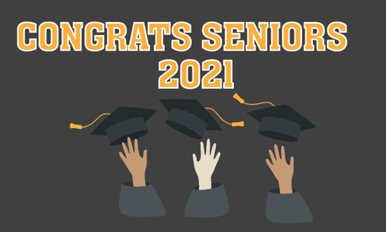 Congrats Seniors 2021 Yard Sign Congratulation Yard Sign Etsy