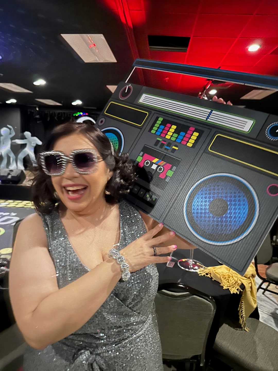 Boombox Cutout Studio 54 Party 70 s Party 80 s Party Cassette boombox-cutout-studio-54-party-70-s-party-80-s-party-cassette