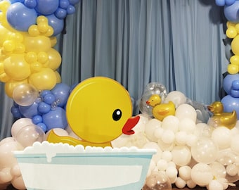 Rubber Ducky & Tub Coroplast Cutout, Baby Shower Decor