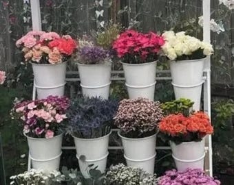 Custom Scalloped Awning, Party Canopy, Flower Market Stand