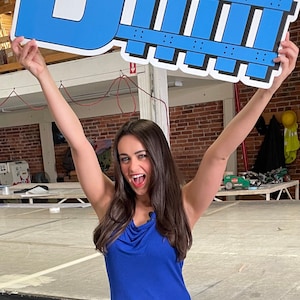 Rams inspired Defense sign, D-Fence. Super Bowl Prop
