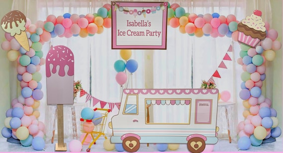 Ice cream cheap party decorations