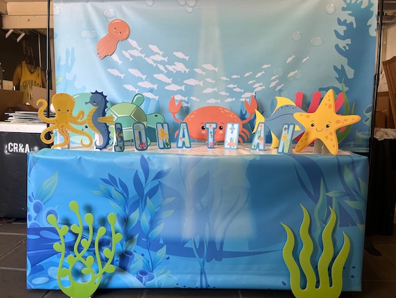 Under the Sea, Theme Birthday Letters, Custom Underwater Theme Letters,  Under the Sea Decoration -  Canada
